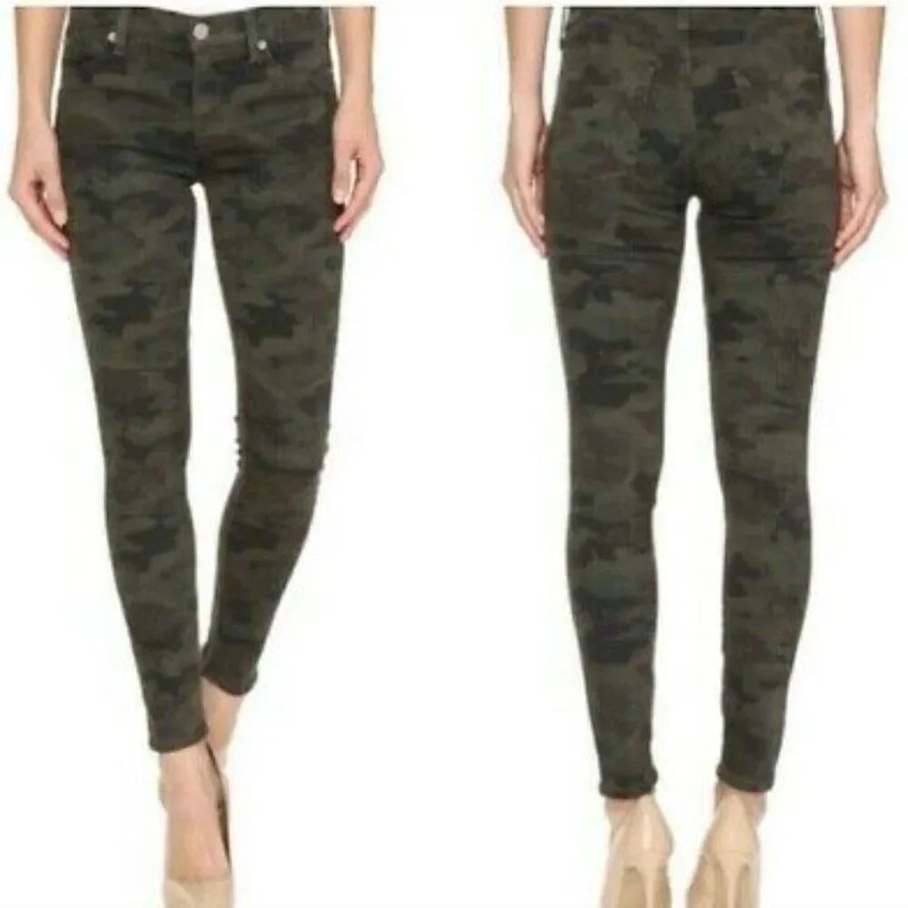 Hudson Collin Mid-RIse Skinny | Camo